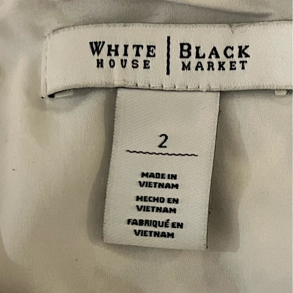 WHBM Stylish Black and White Houndstooth Mini Skirt, size 2 - Picture 8 of 9